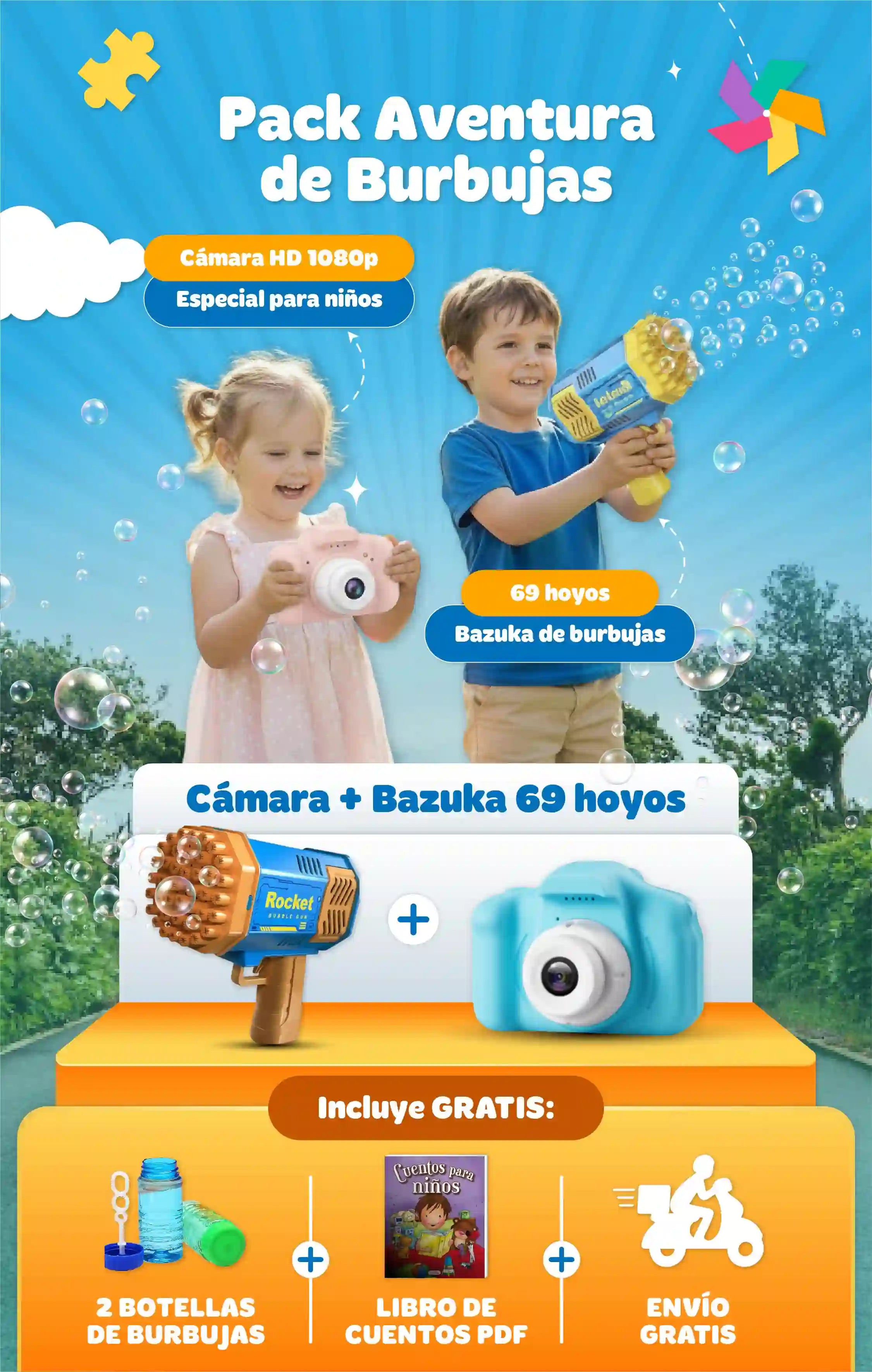 Pack Aventura de Burbujas ® | Versión Original