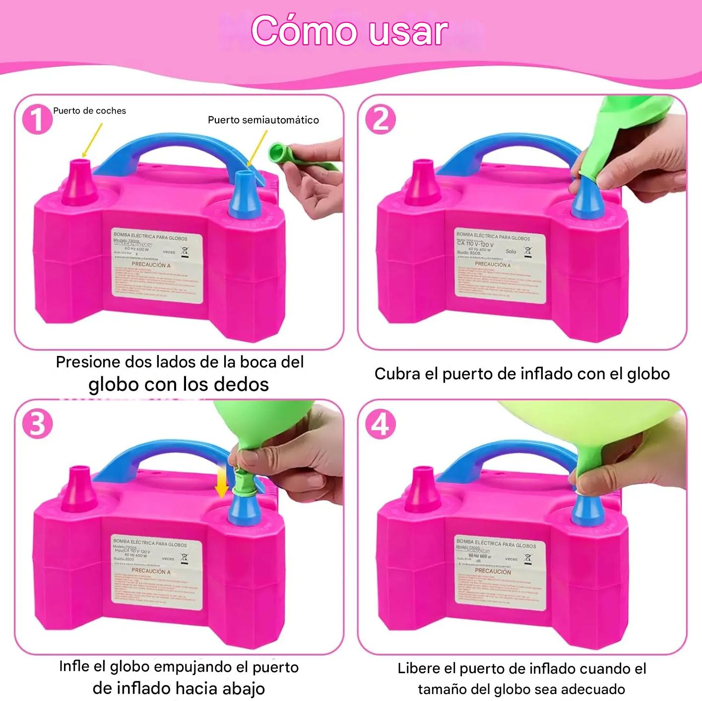 Inflador de Automático de Globos | Versión Original + Envío Gratis ¡Solo por hoy!