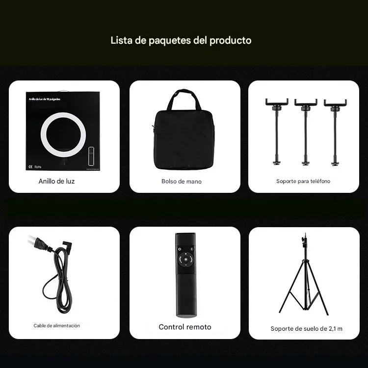 Kit Profesional Aro de 3 Cabezales + Trípode + Control Remoto + Envío Gratis