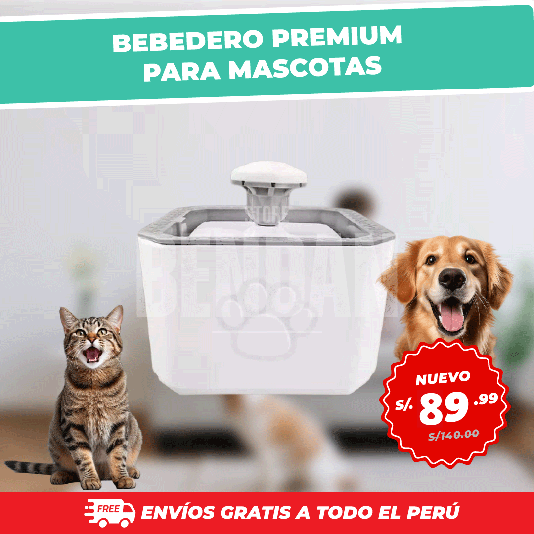 Bebedero Premium para Mascotas