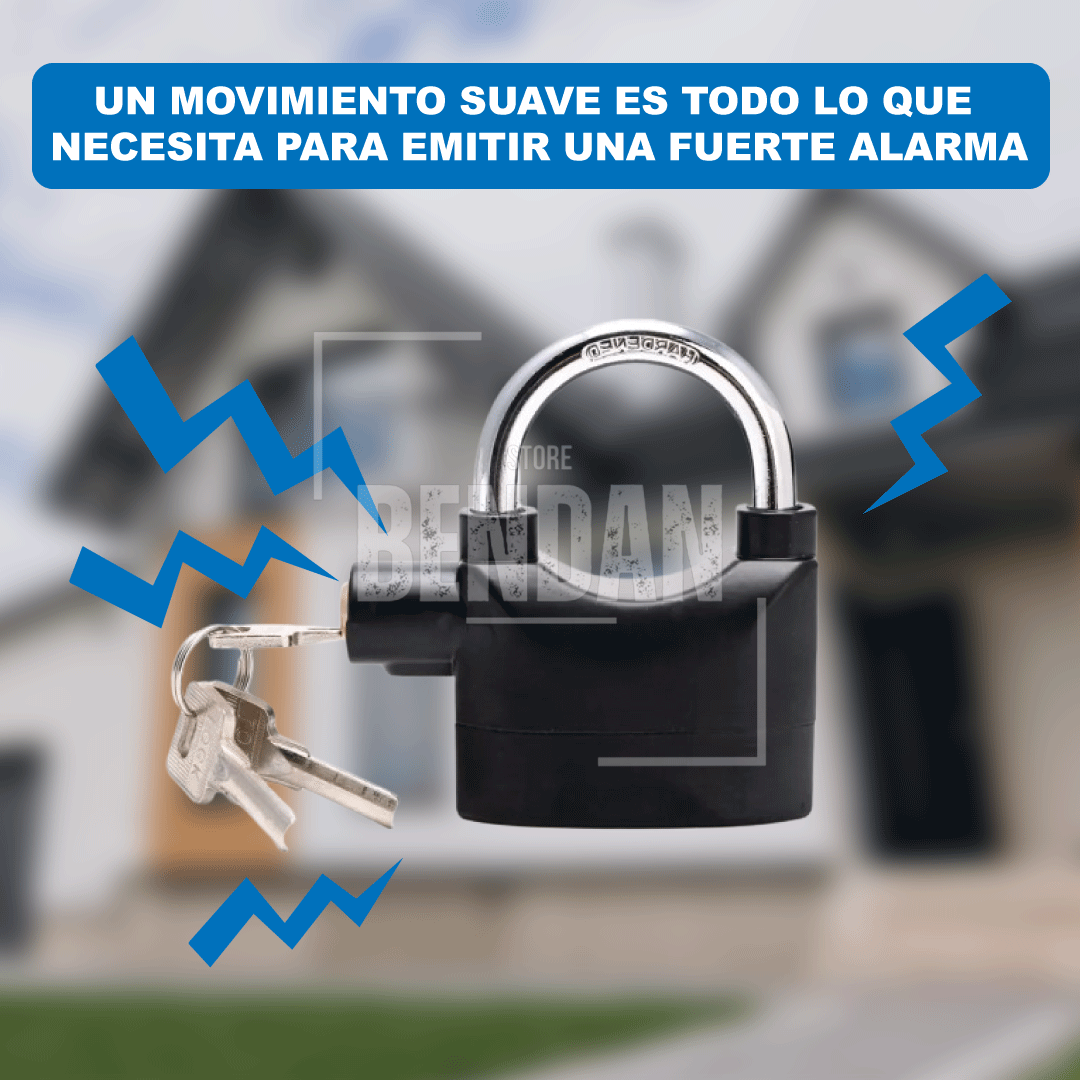 CANDADO SMART CON ALARMA PROFESIONAL