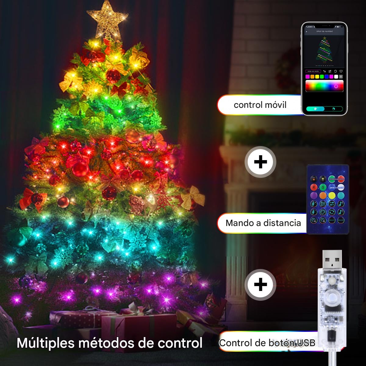 Luces Navideñas Smart Bluetooth | Versión Original ®