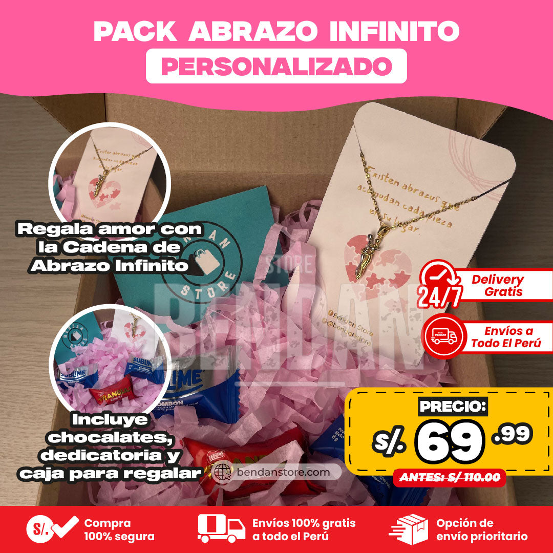 Pack de Cadena Abrazo Infinito ® | Versión Original