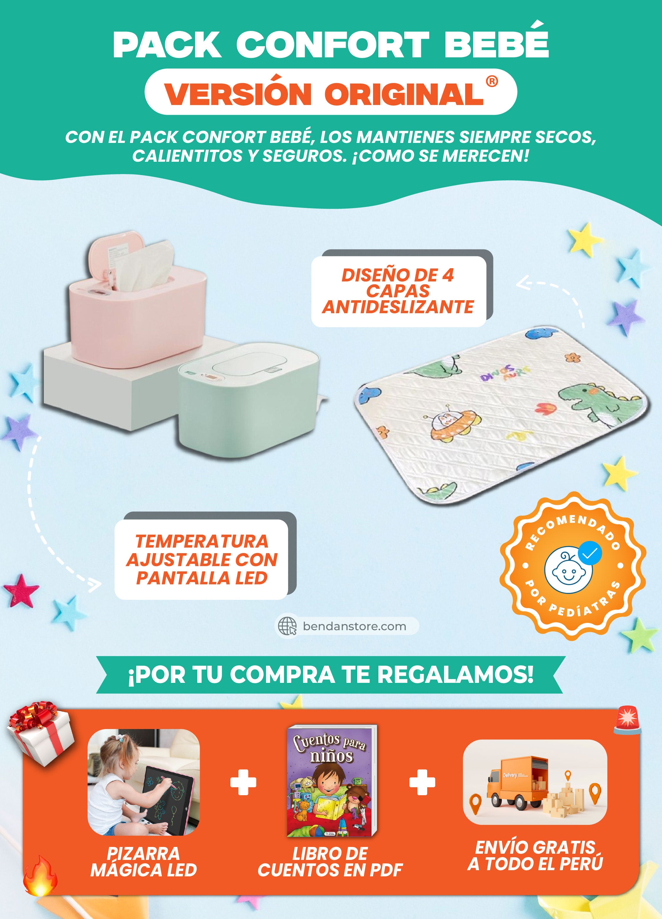 Pack Confort Bebé ® | Versión Original + Envío Gratis + Regalo ¡Solo por Hoy!