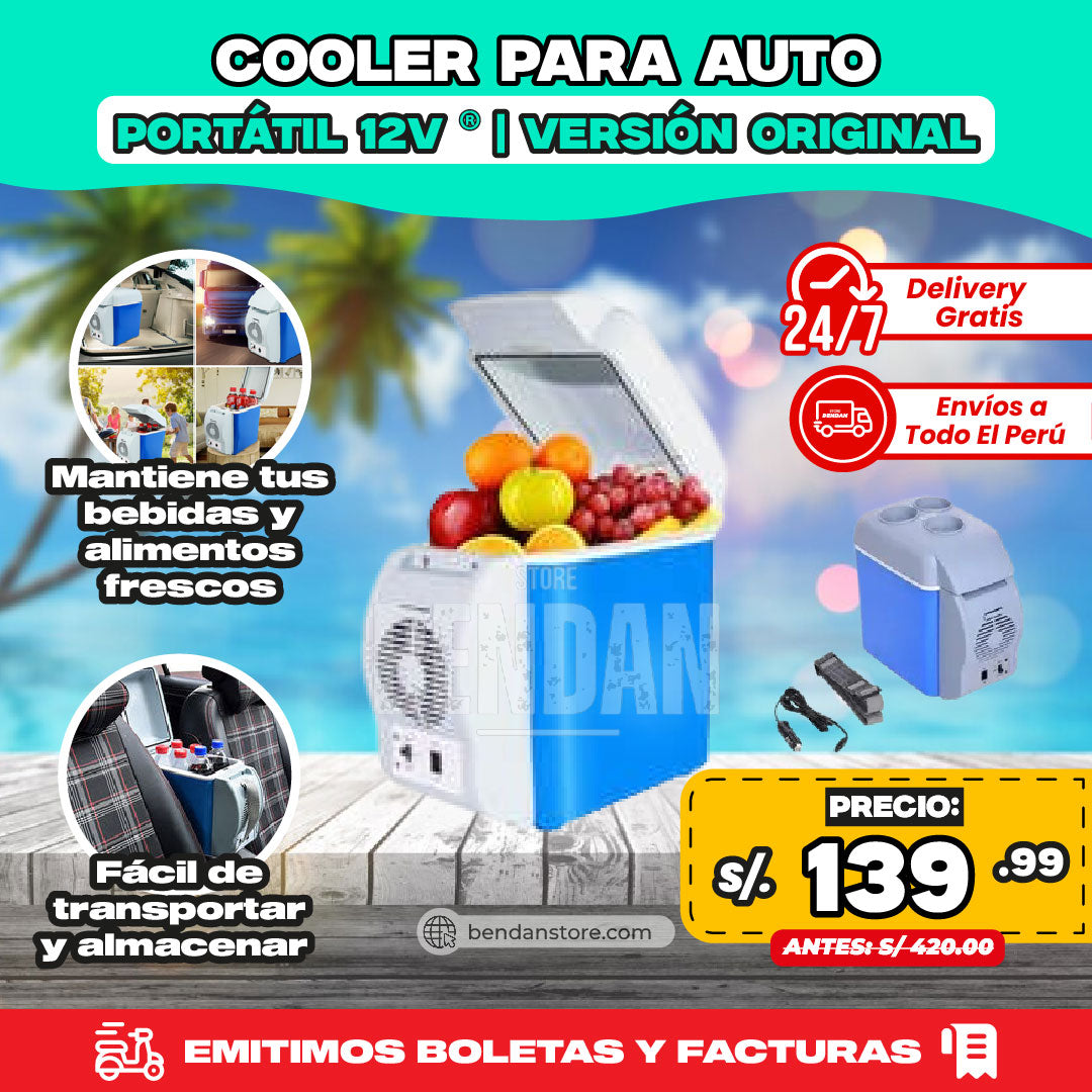 Cooler Portátil para Auto 12V ® | Versión Original