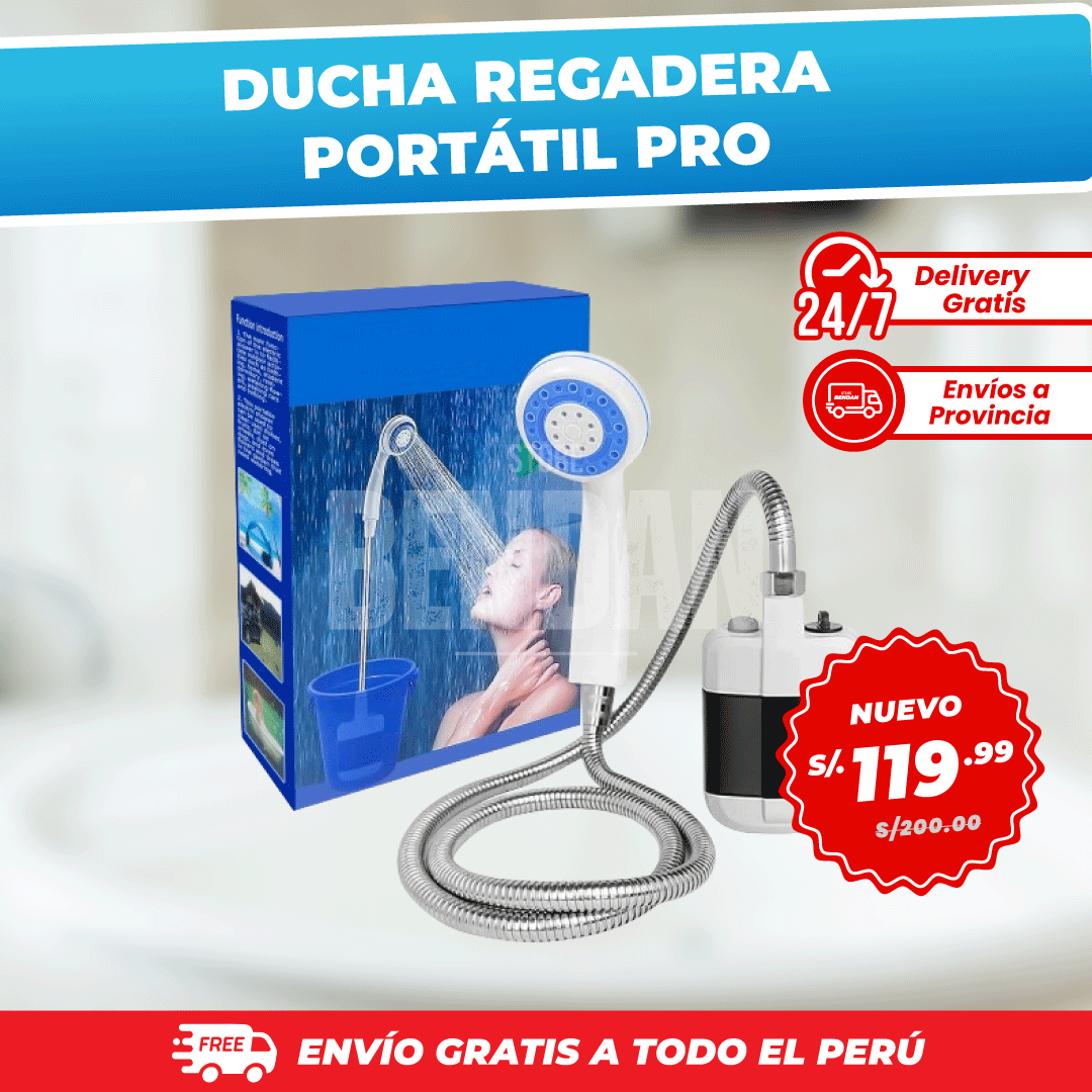 Ducha Portátil Recargable Pro