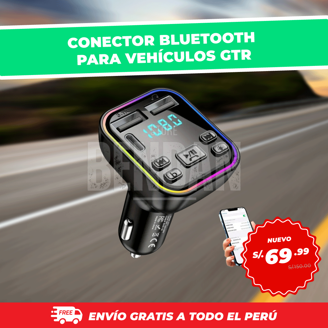 Conector Bluetooth para Vehículos GTR