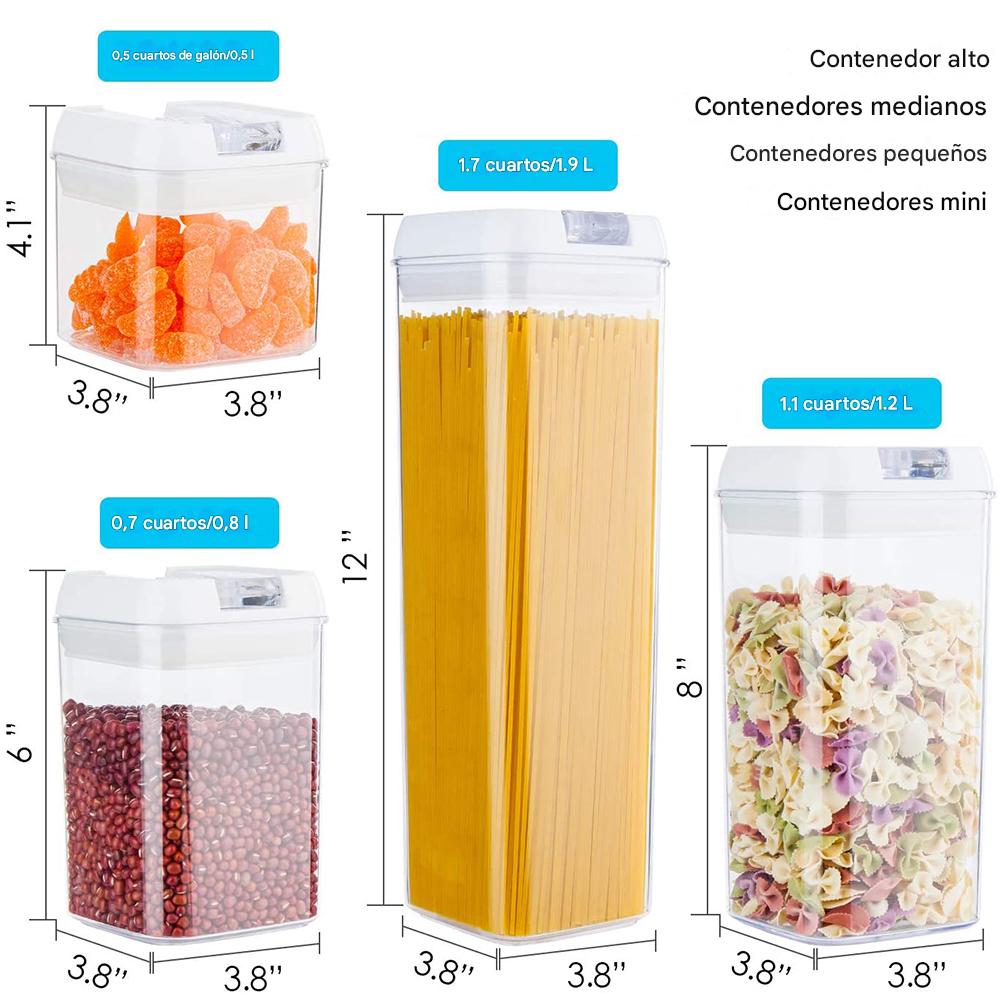 Set de 7 Contenedores Para Alimentos ® + Regalos | Versión Original