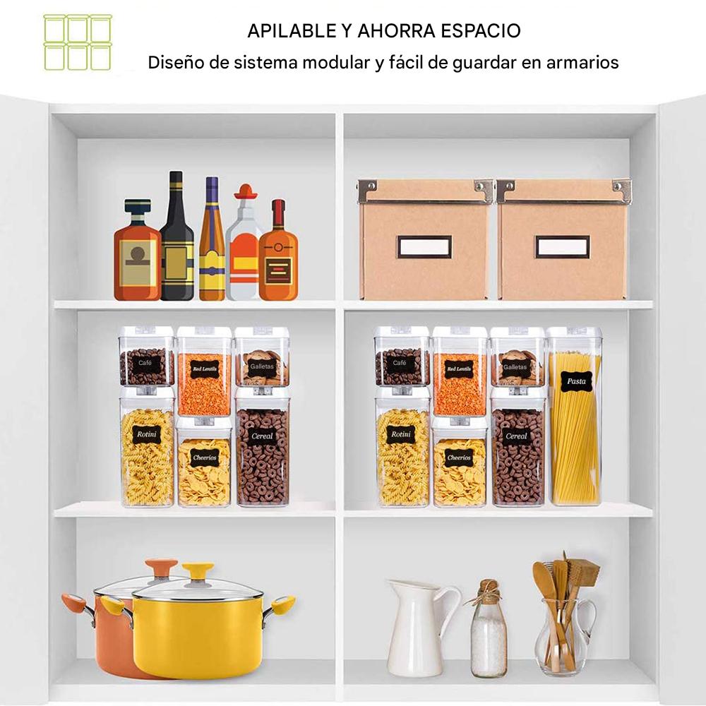 Set de 7 Contenedores Para Alimentos ® + Regalos | Versión Original