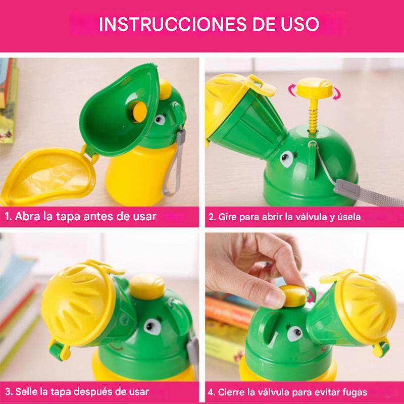 Pack "Deja el Pañal" Escalera + Urinario Portátil ® | Versión Premium