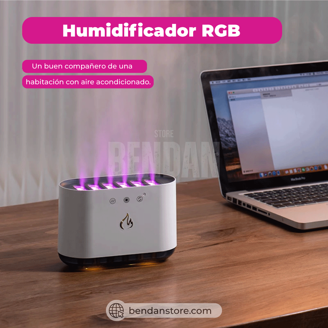 Humidificador Rgb Con Sensor Musical