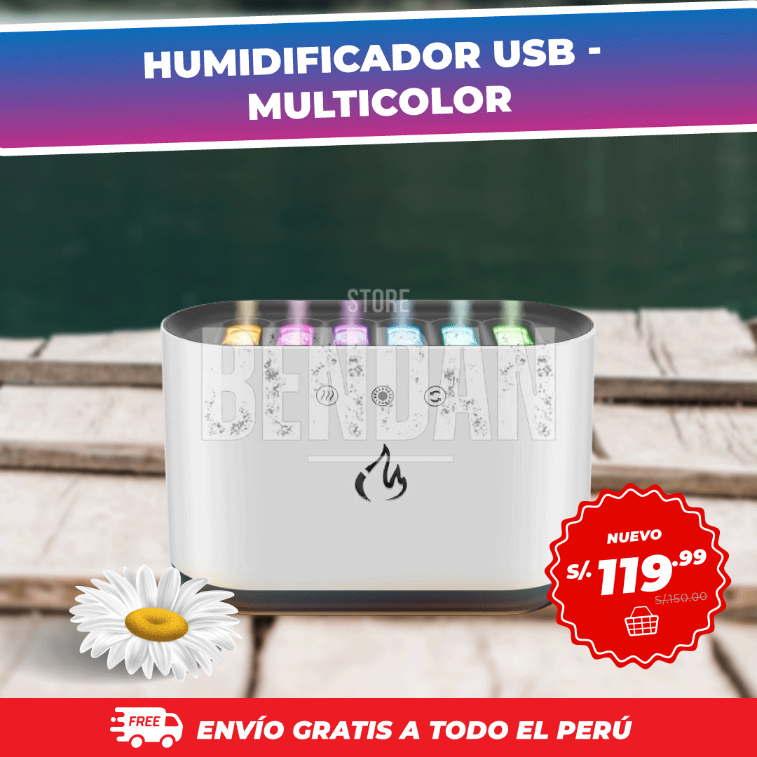 HUMIDIFICADOR USB - MULTICOLOR