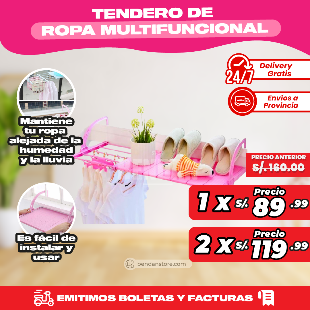Tendero De Ropa Multifuncional (copia)