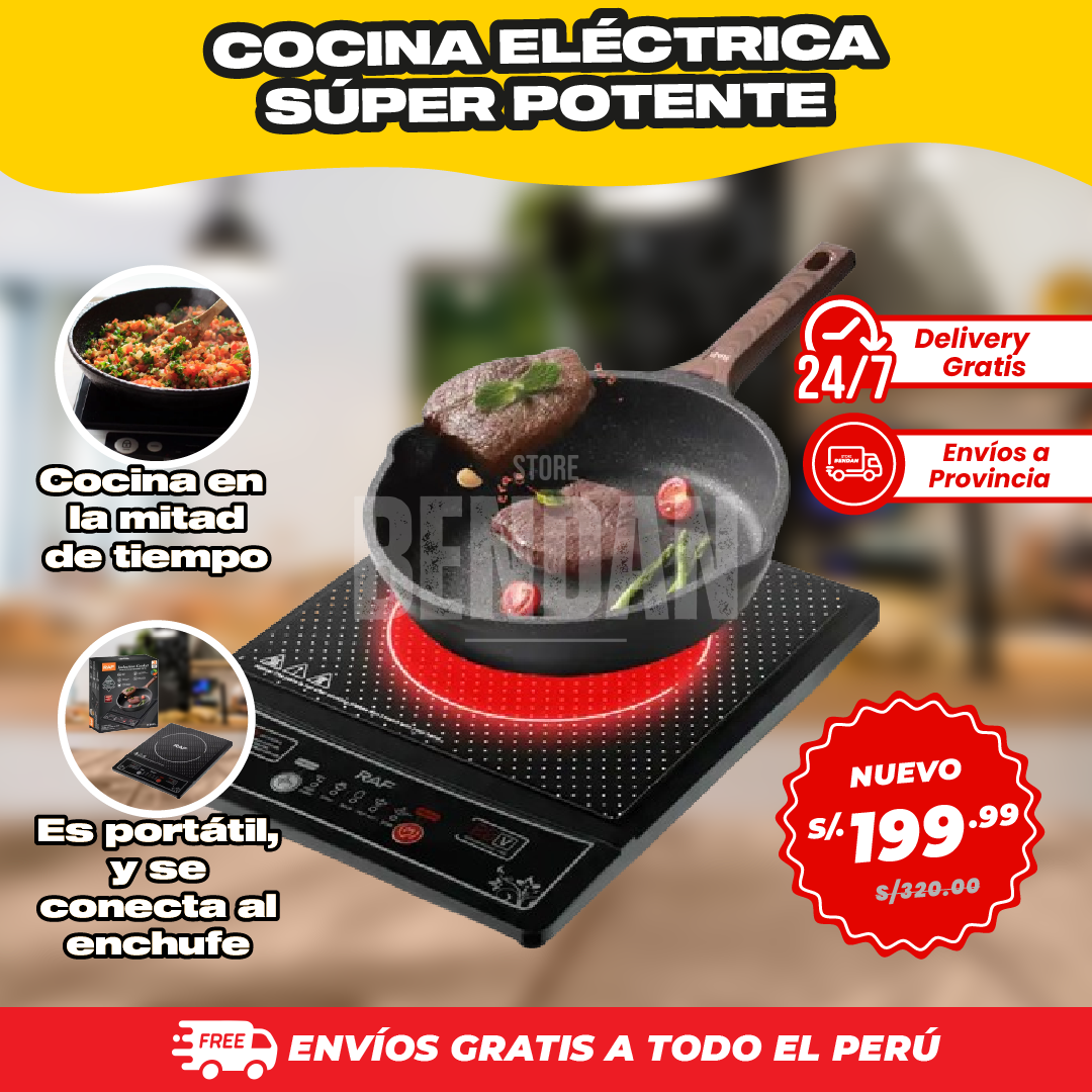 Cocina Eléctrica Súper Potente