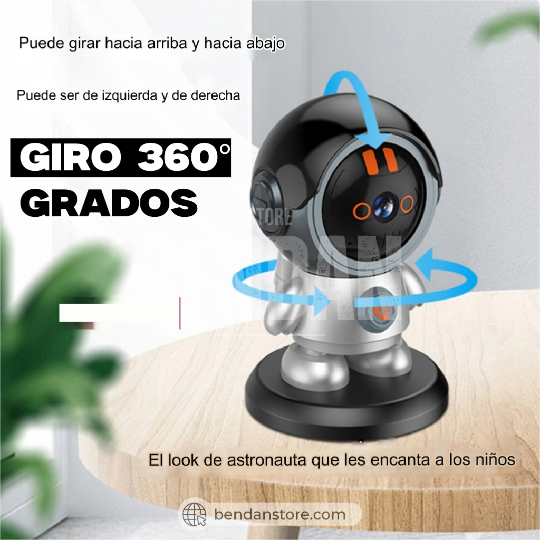 Cámara Robot con Inteligencia Artificial y Botón SOS