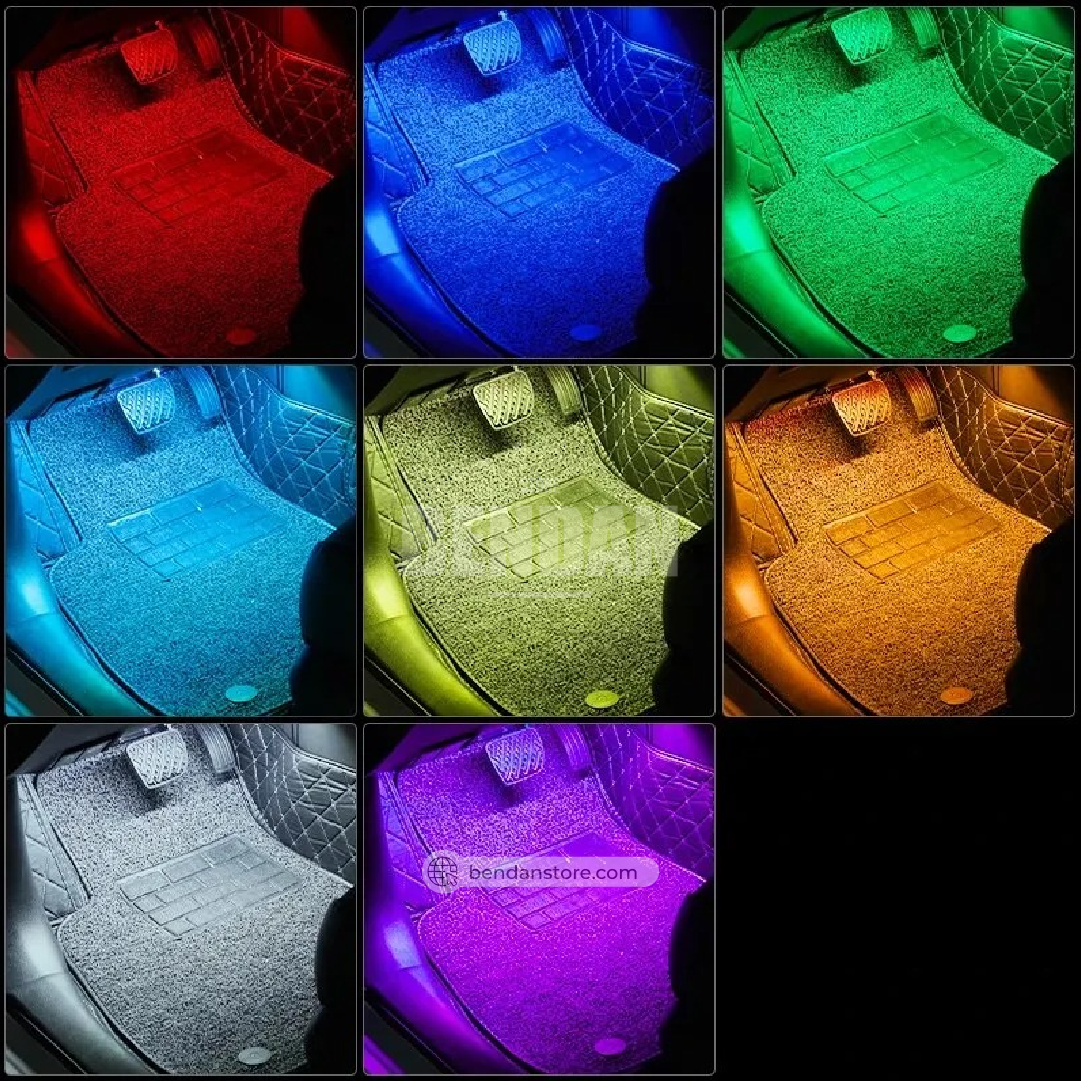 Tiras Led RGB para Autos y Camionetas 12 Voltios