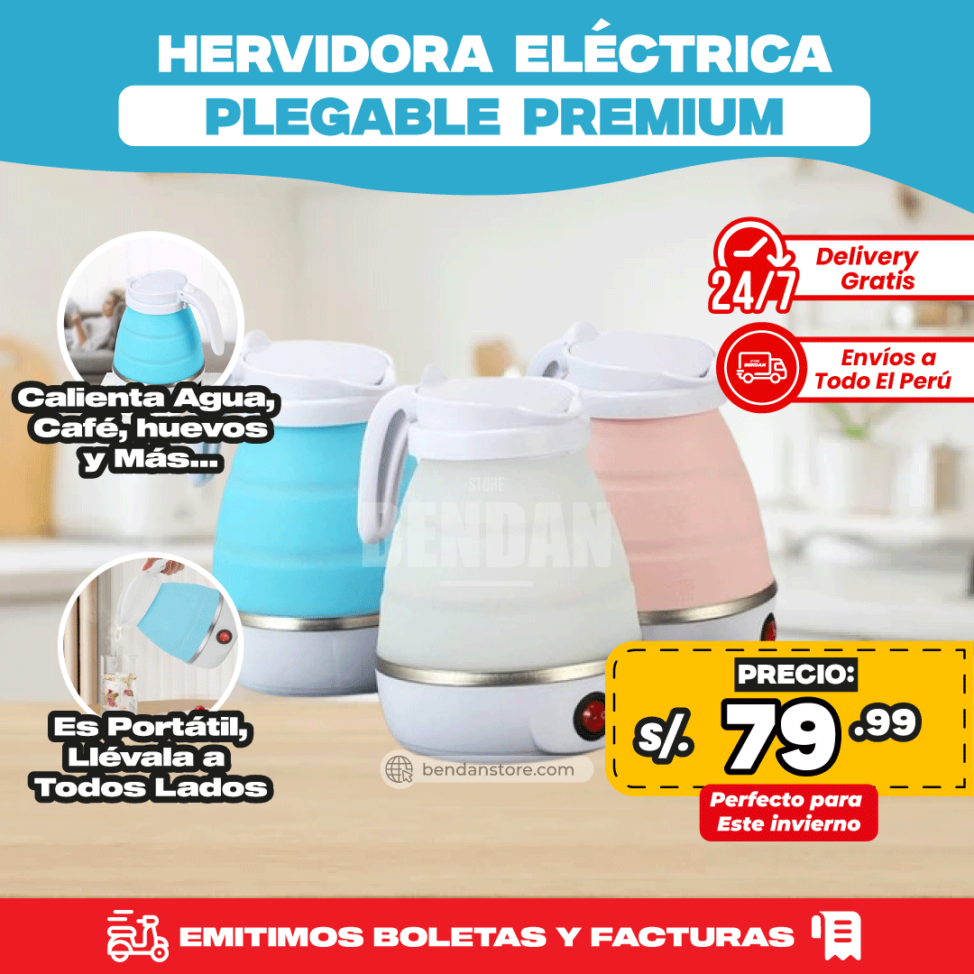 Hervidora Eléctrica Plegable Premium