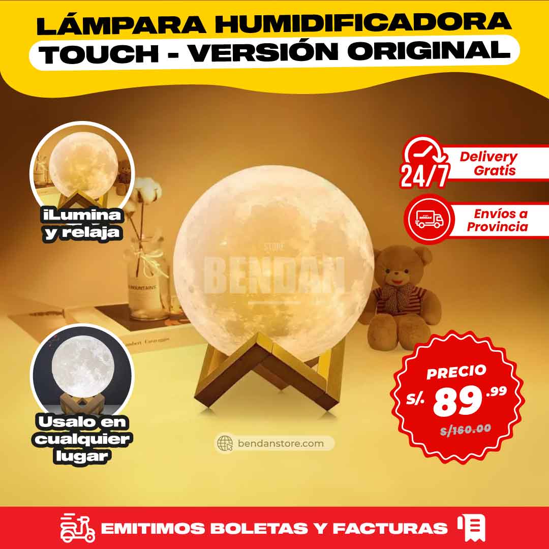 Lámpara Humidificadora Touch - Versión Original