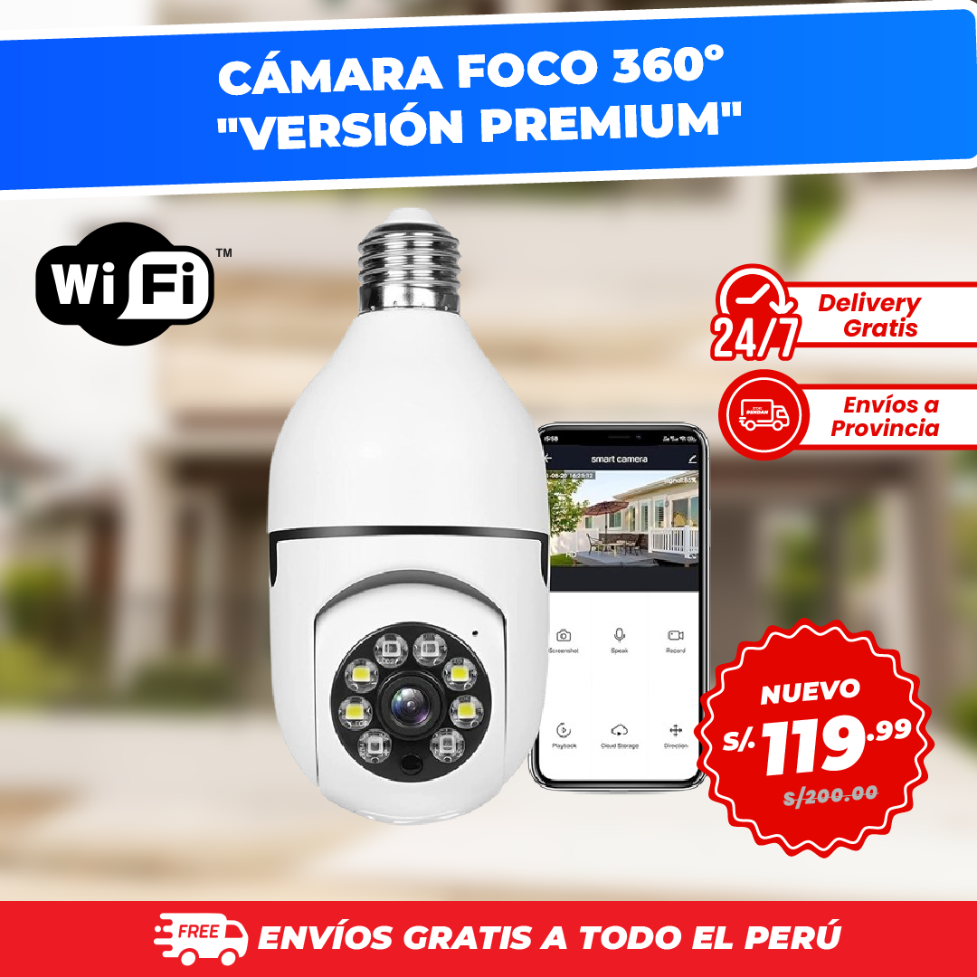 Cámara Foco 360° Versión Premium