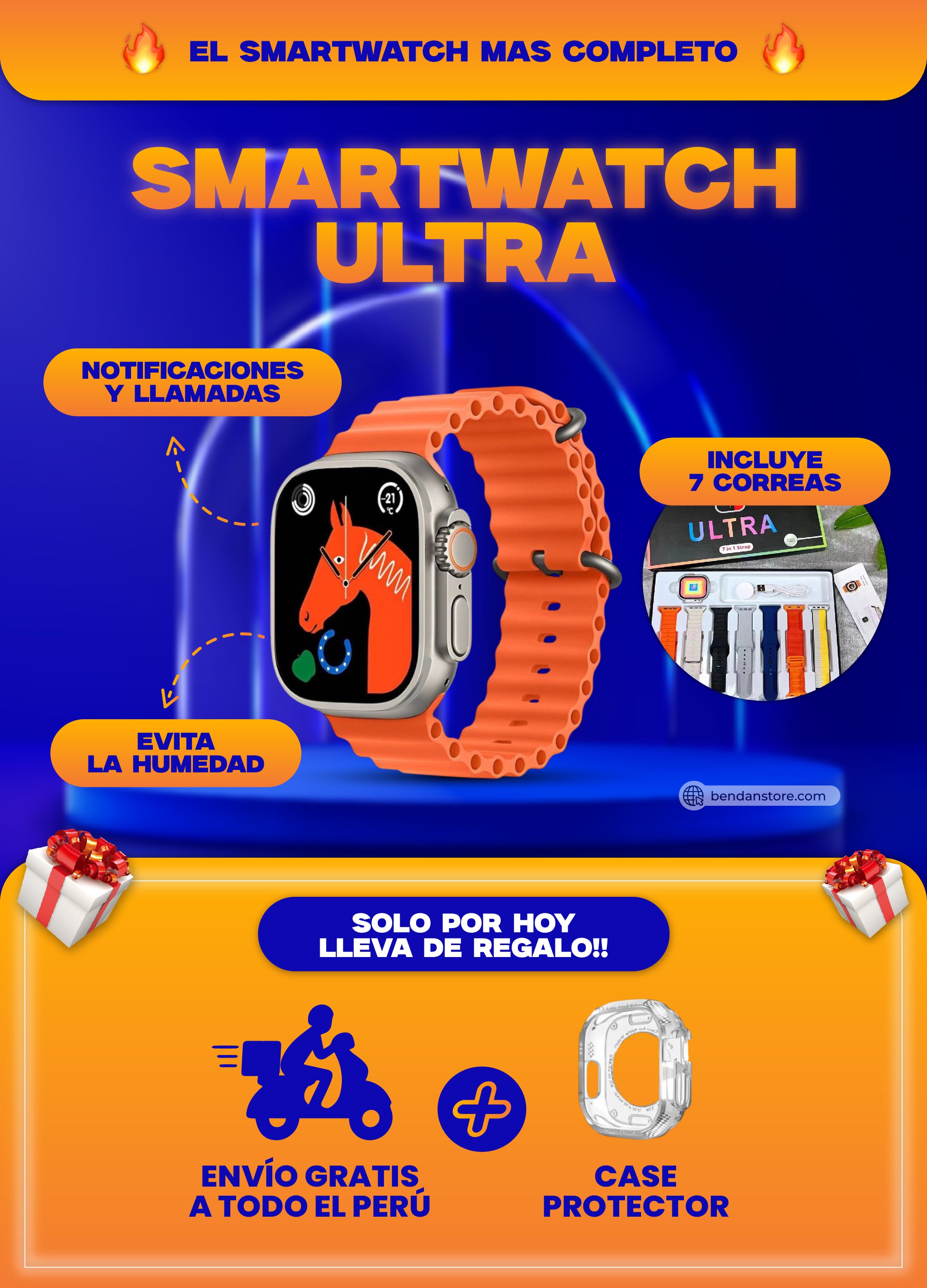Smartwatch Ultra 10 en 1 ® | Versión Original