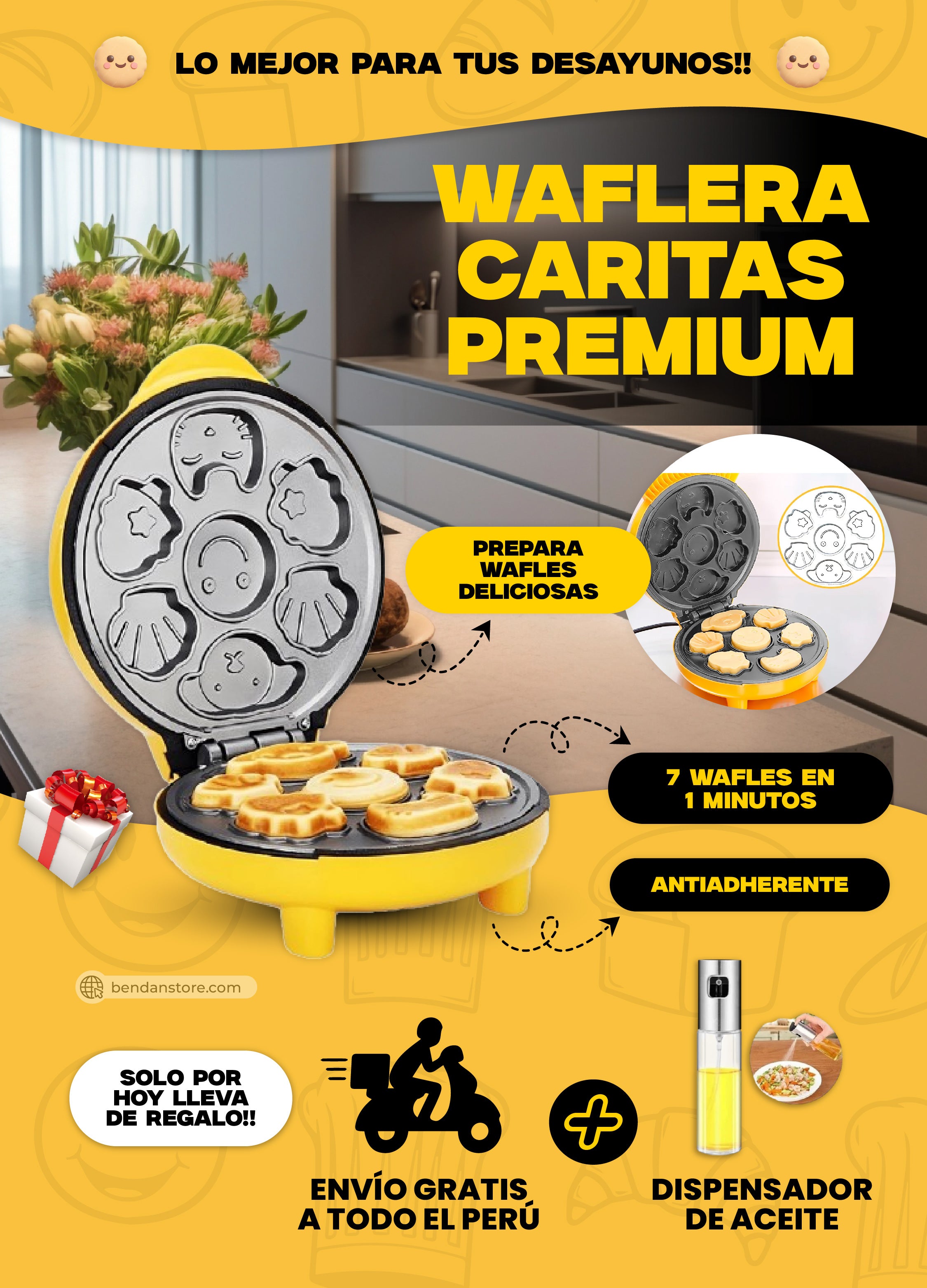 Waflera Caritas Antiadherente ® | Versión Original
