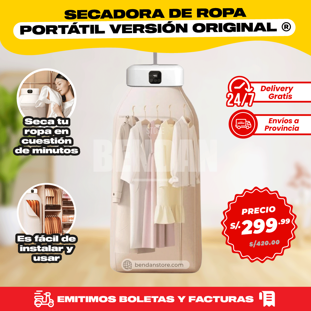 Secadora De Ropa Portátil Versión Original ®