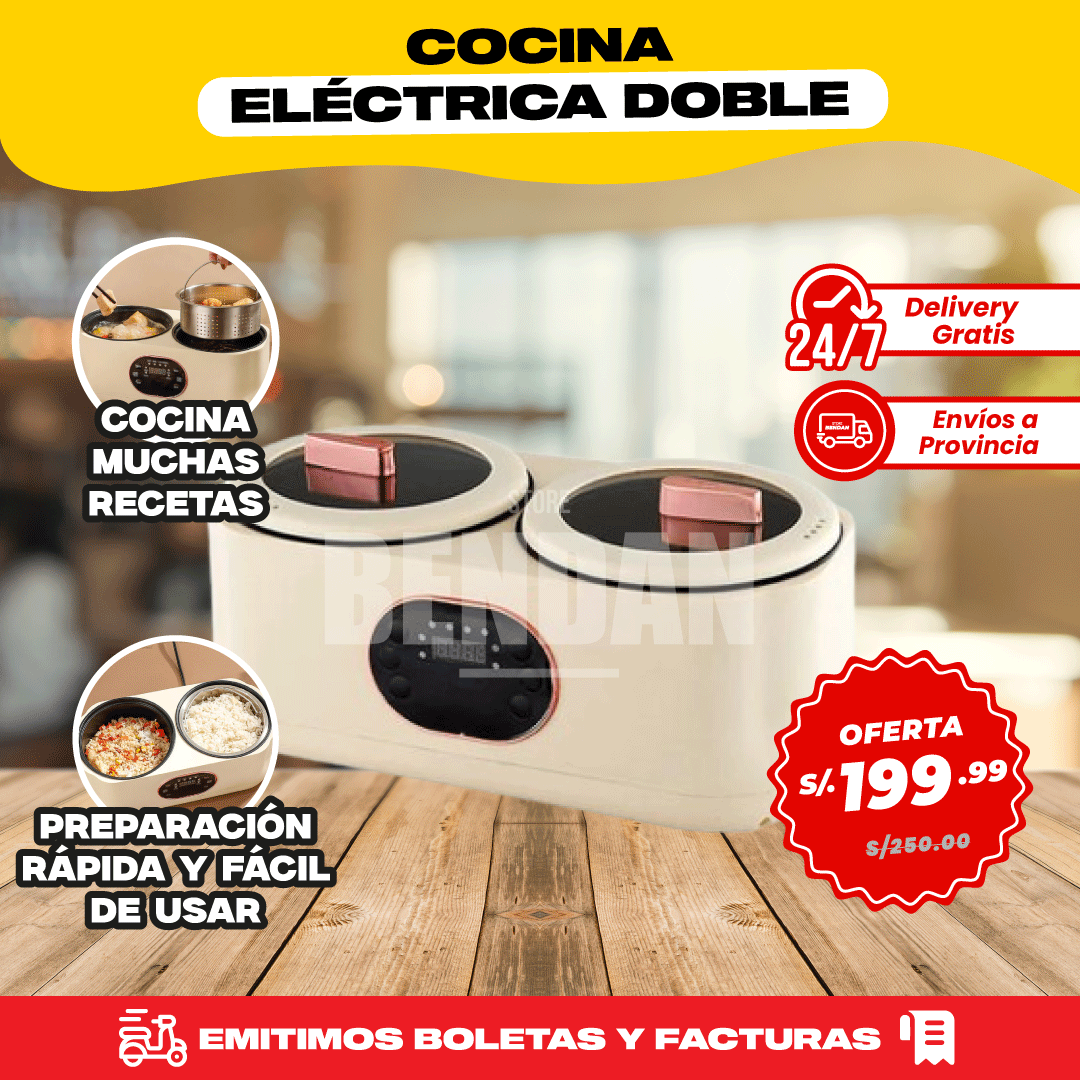 Cocina Electrica Doble