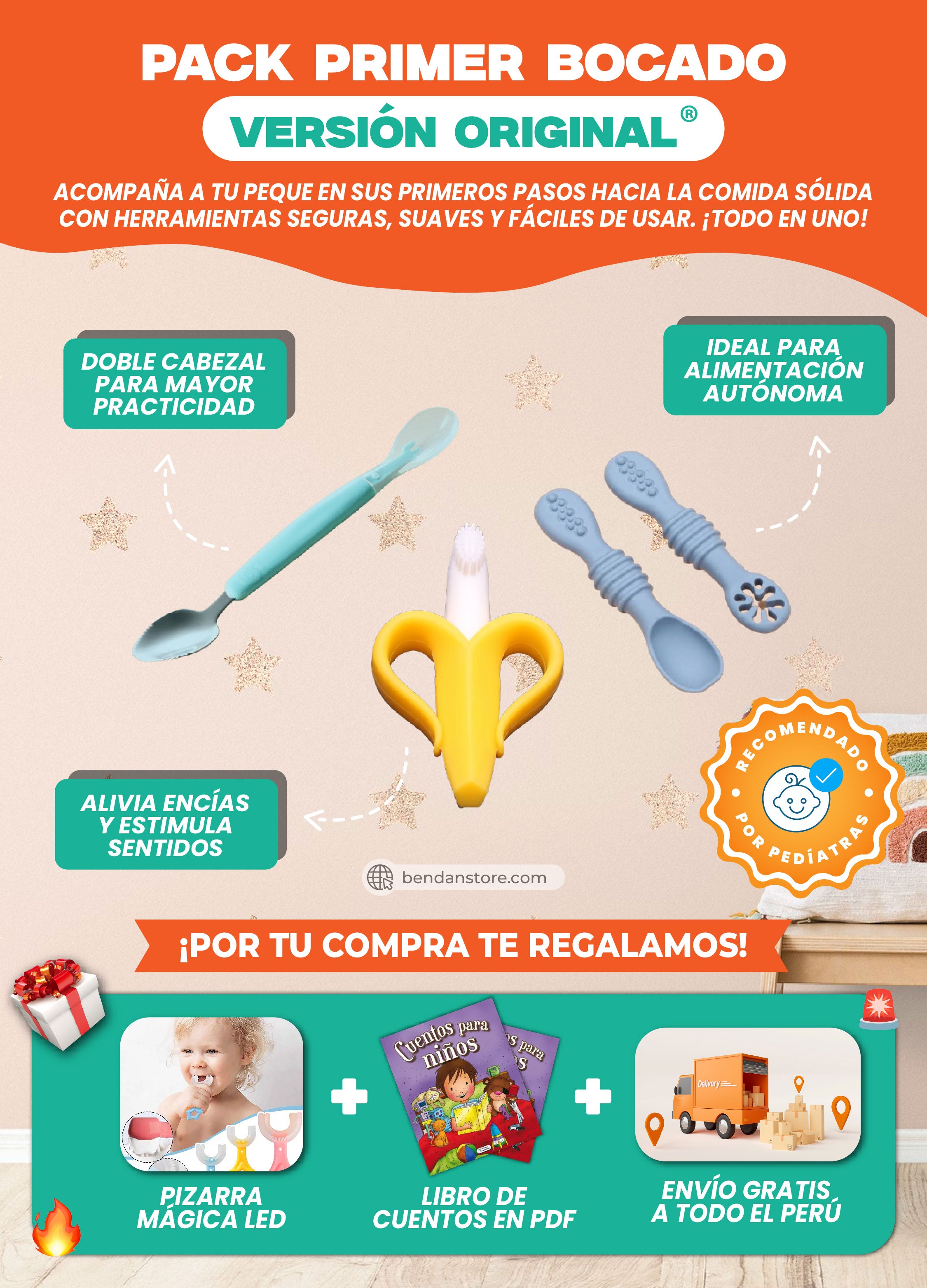 Pack Primer Bocado ® | Versión Original + Envío Gratis + Regalo ¡Solo por Hoy!