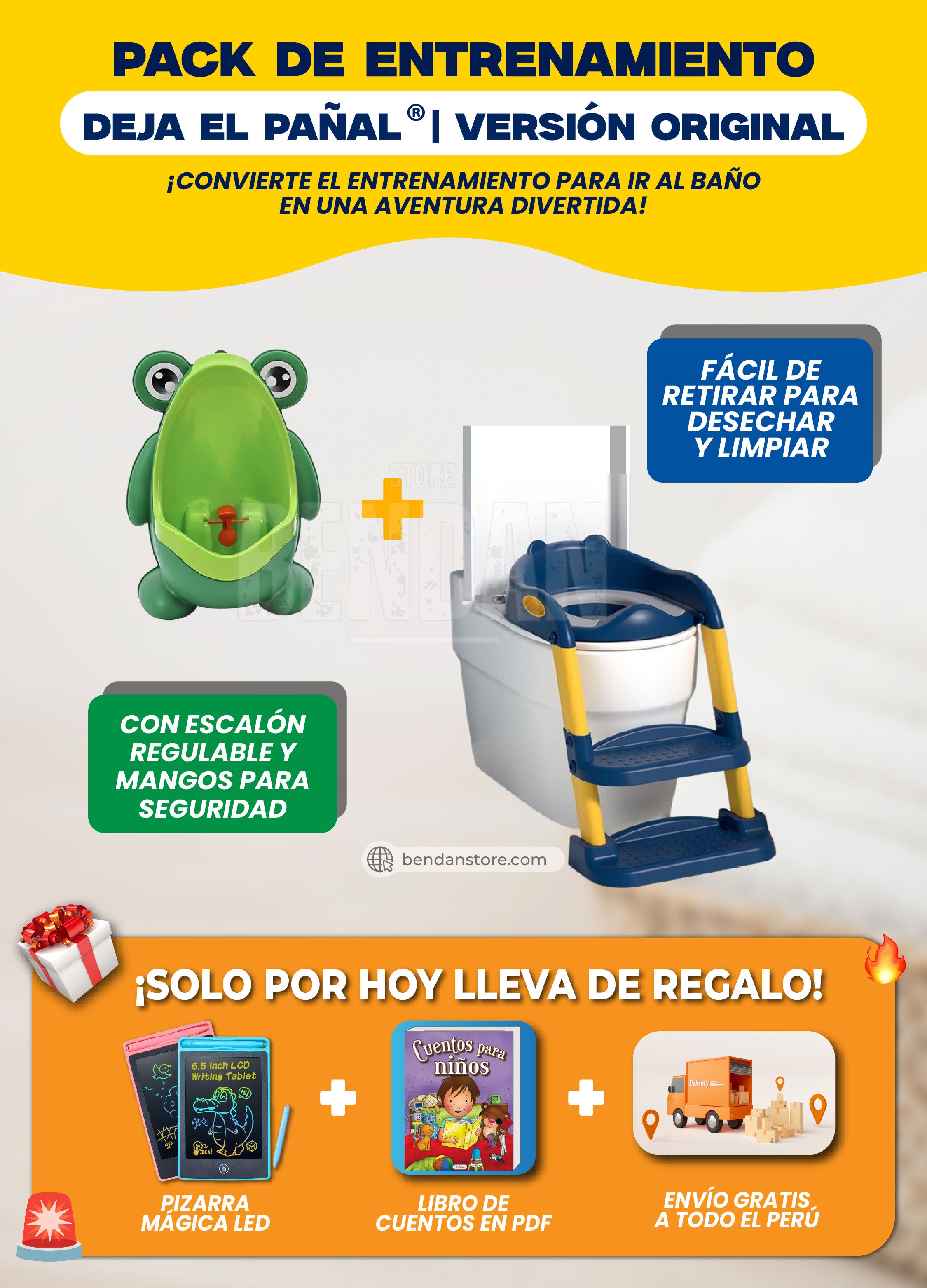 Pack de Entrenamiento "Deja el Pañal" ® | Versión Original