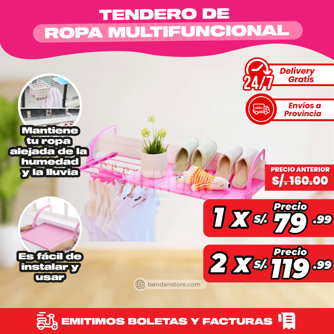 Tendero De Ropa Multifuncional