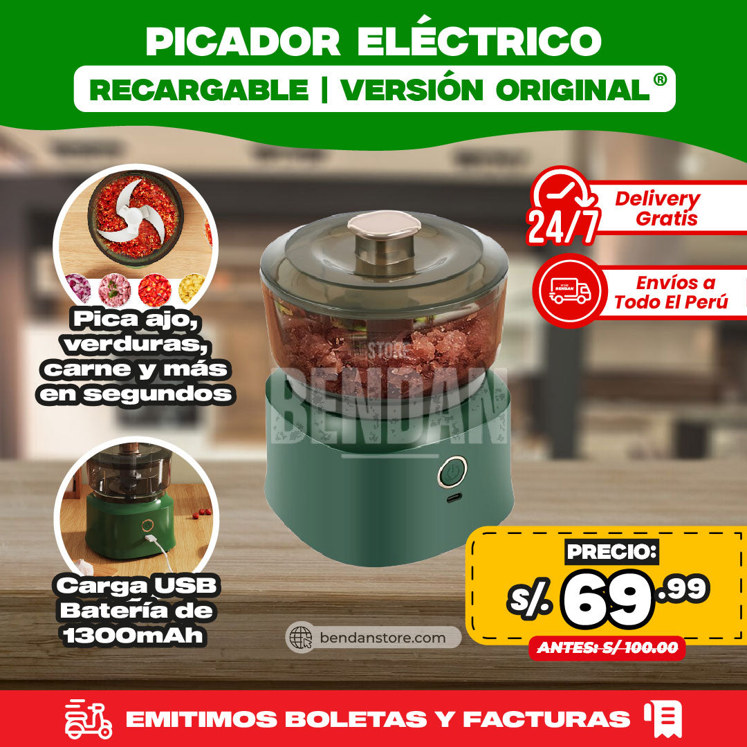 Picador Eléctrico Recargable | Versión Original ®