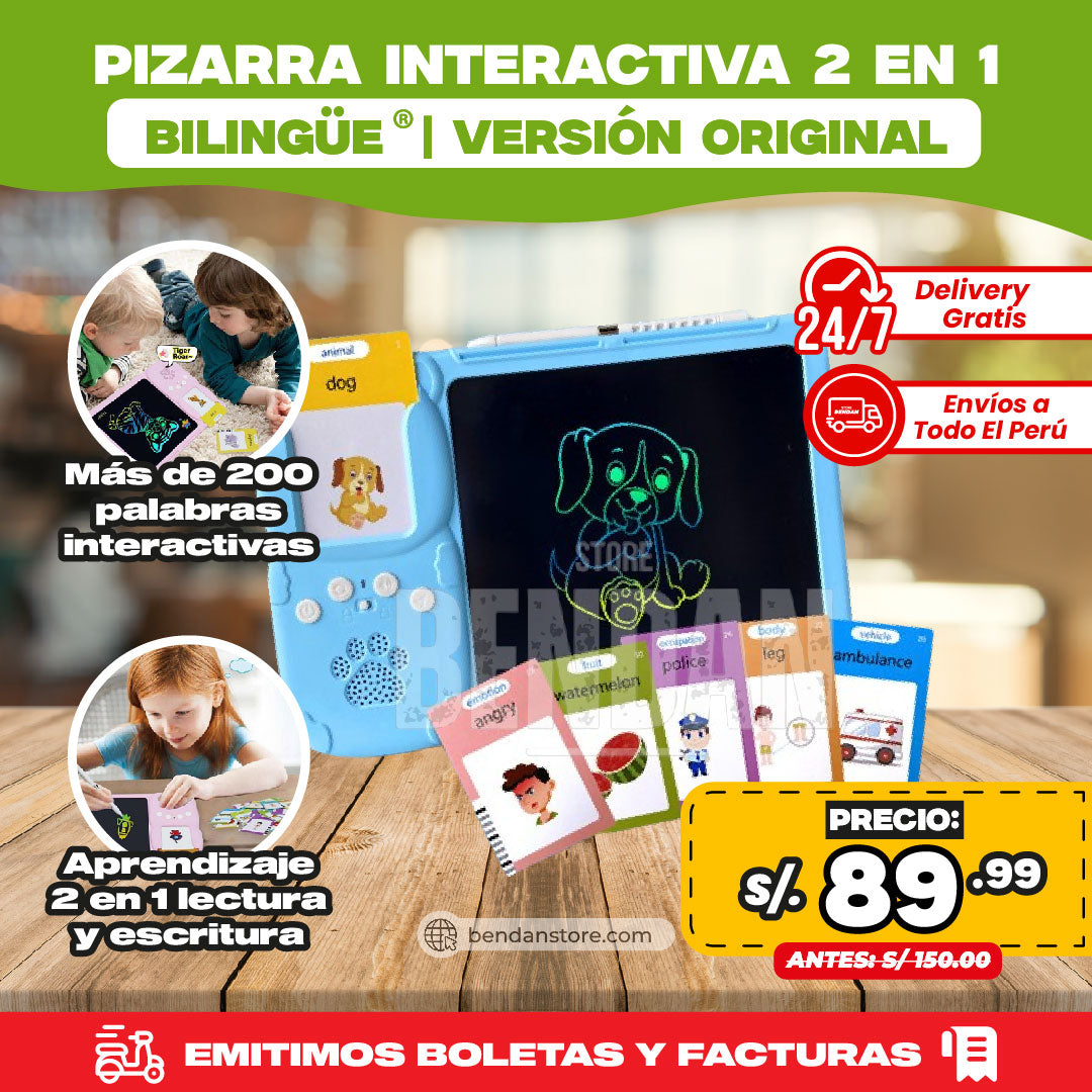 Pizarra Interactiva 2 en 1 ® | Versión Original