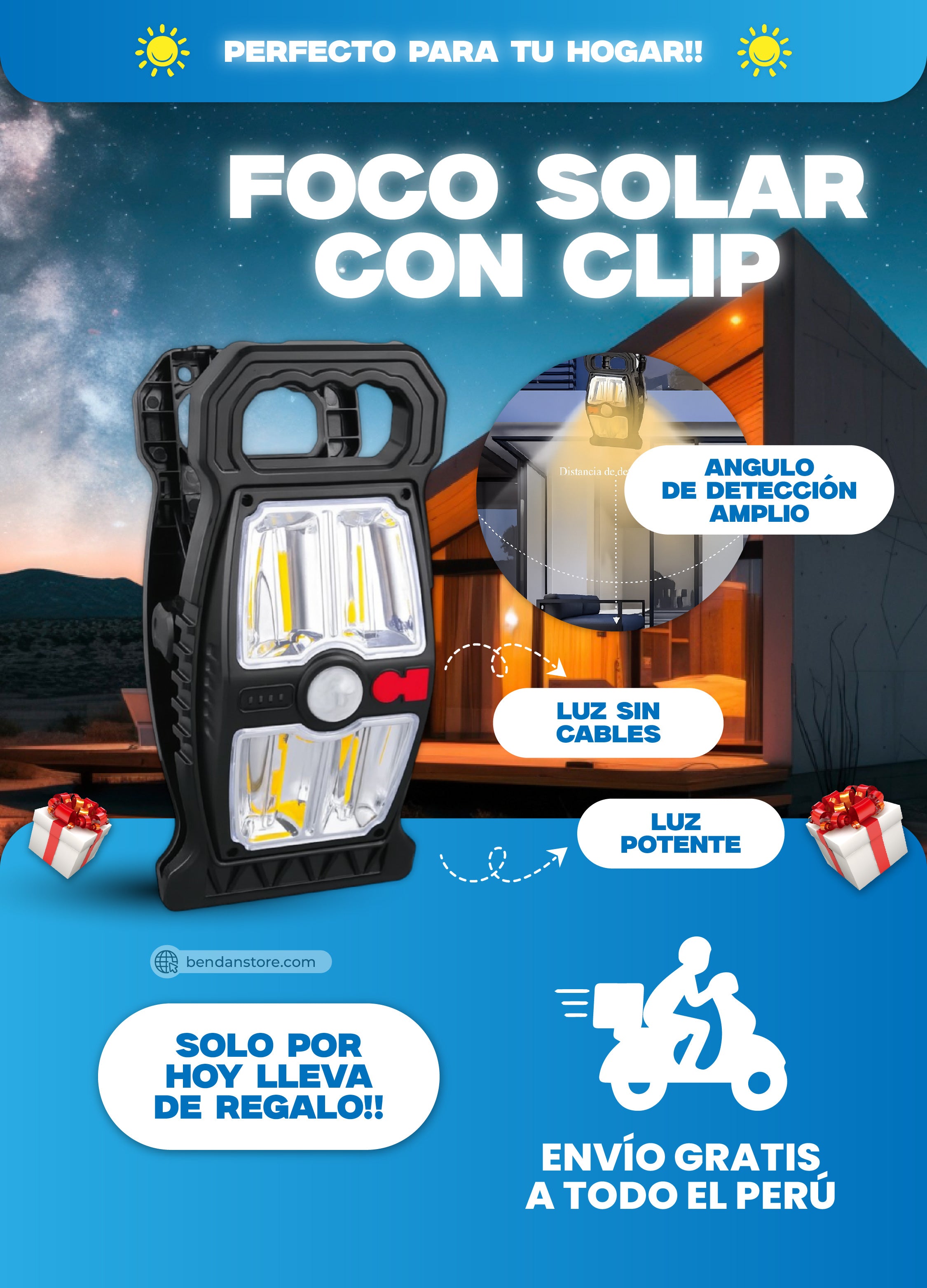 Foco Solar con Clip ® | Versión Original