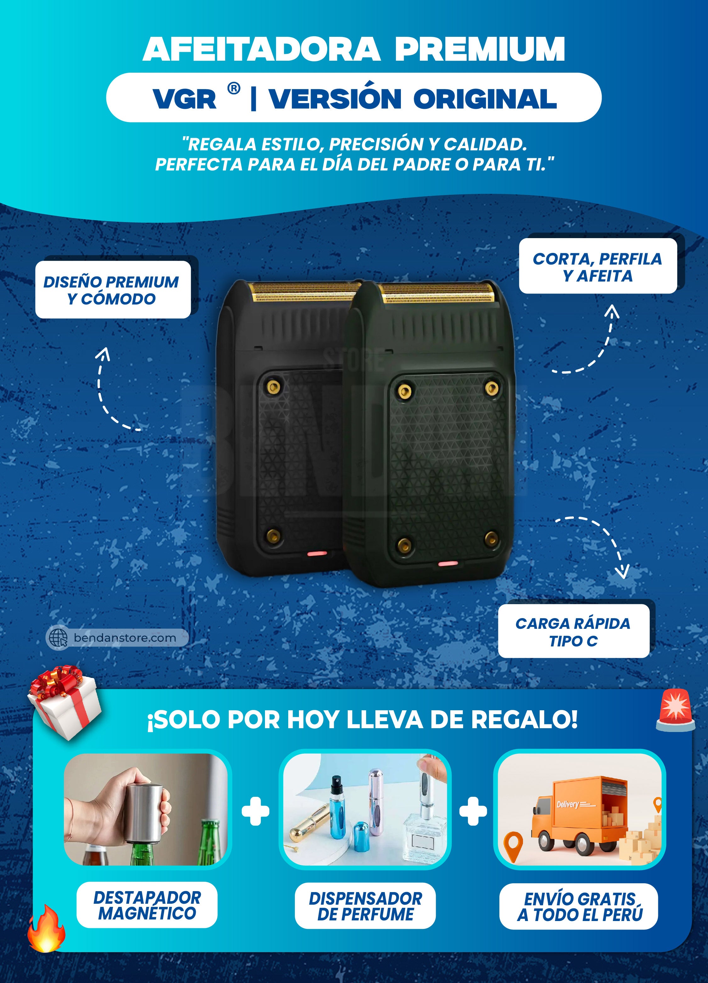 Afeitadora Premium VGR ® | Versión Original