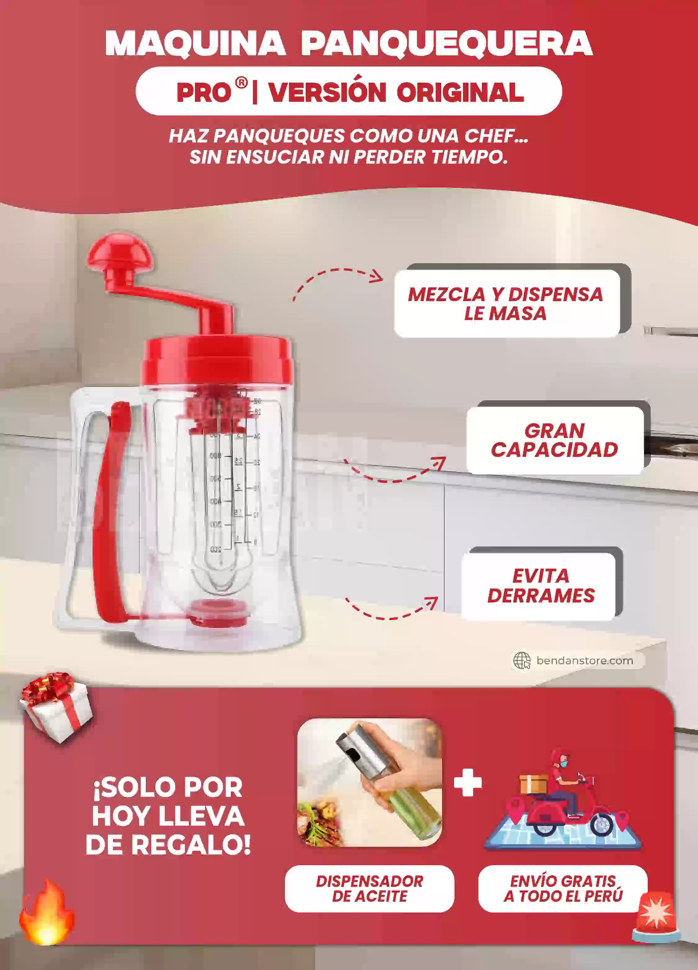 Máquina Panquequera Pro ® | Versión Original