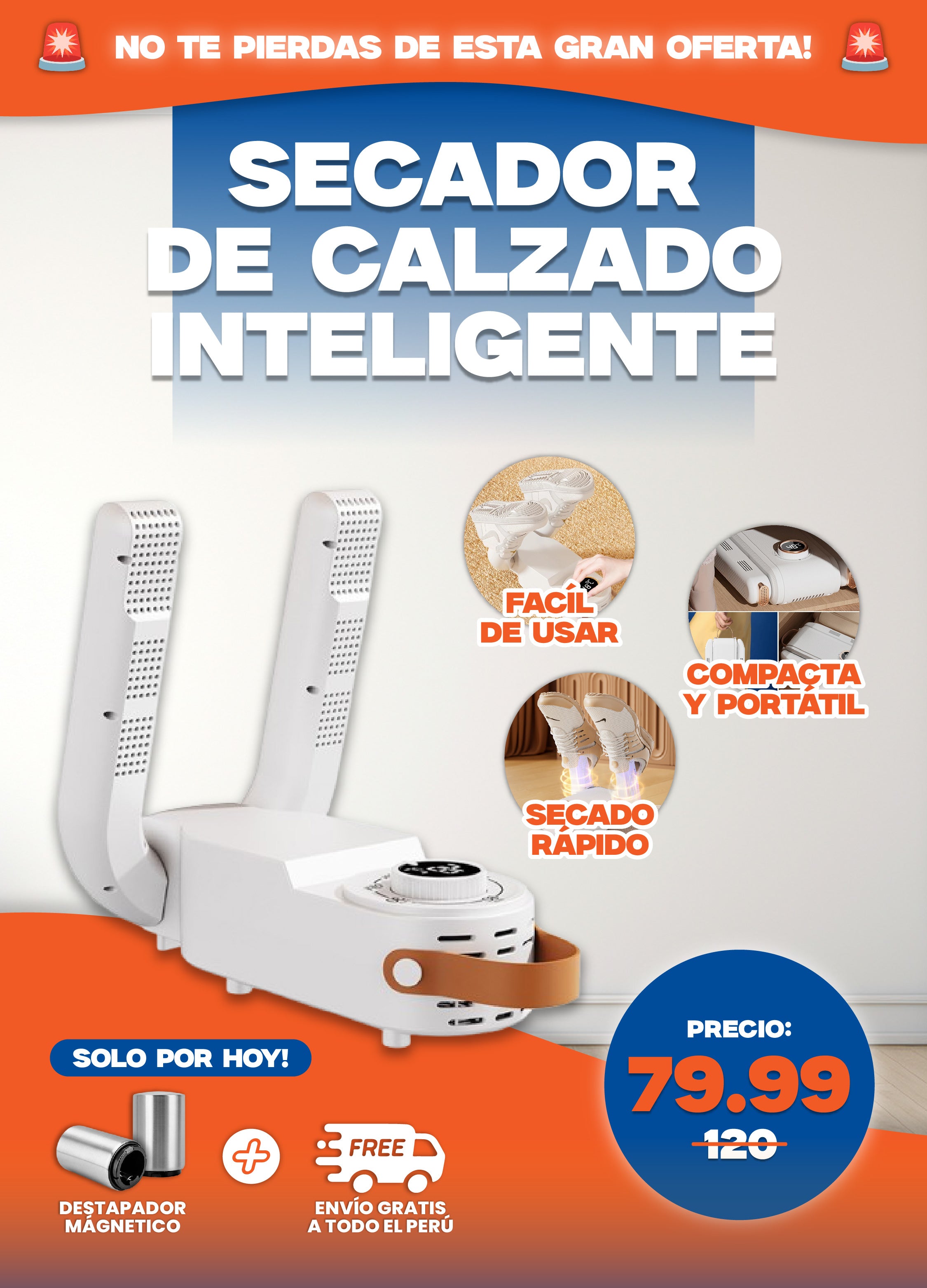 Secadora de Calzado Inteligente ® | Versión Original