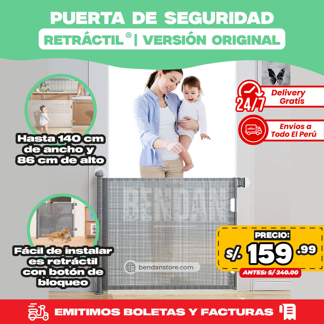 Puerta de Seguridad Retráctil ® | Versión Original