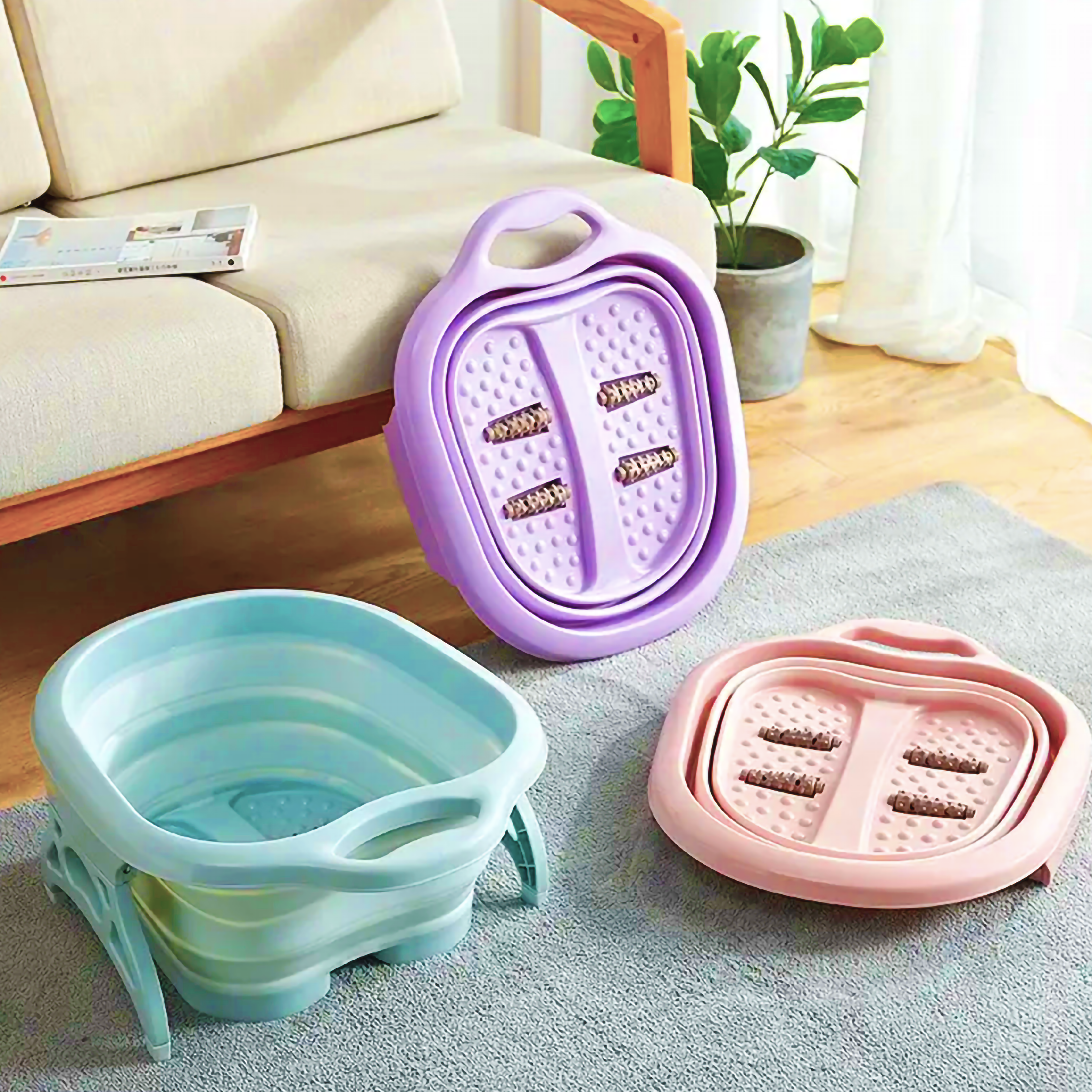 Pack de Cuidado para Mujer ® Tina Spa + Cepillo Masajeador + Gorra terapéutica de regalo