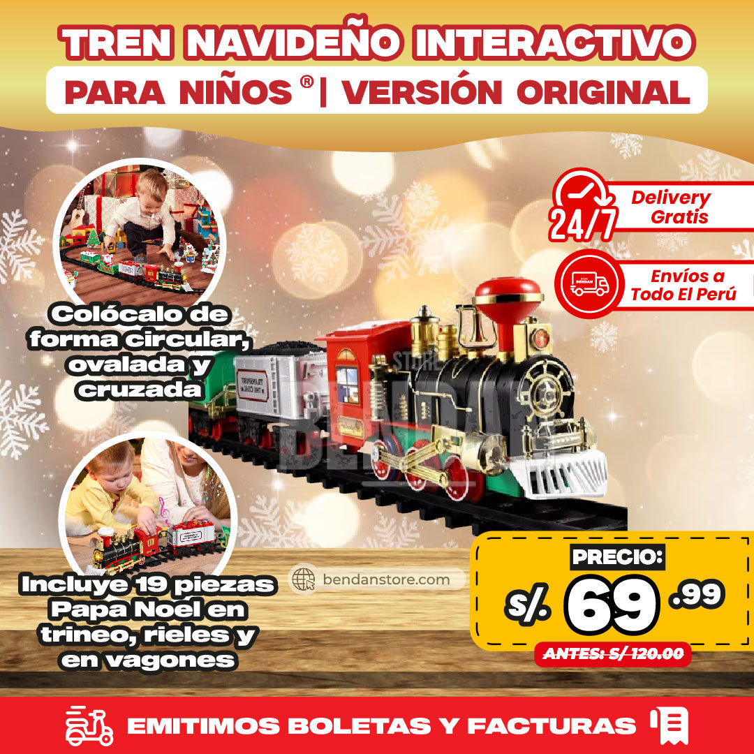Tren Navideño Interactivo para Niños ® | Versión Original