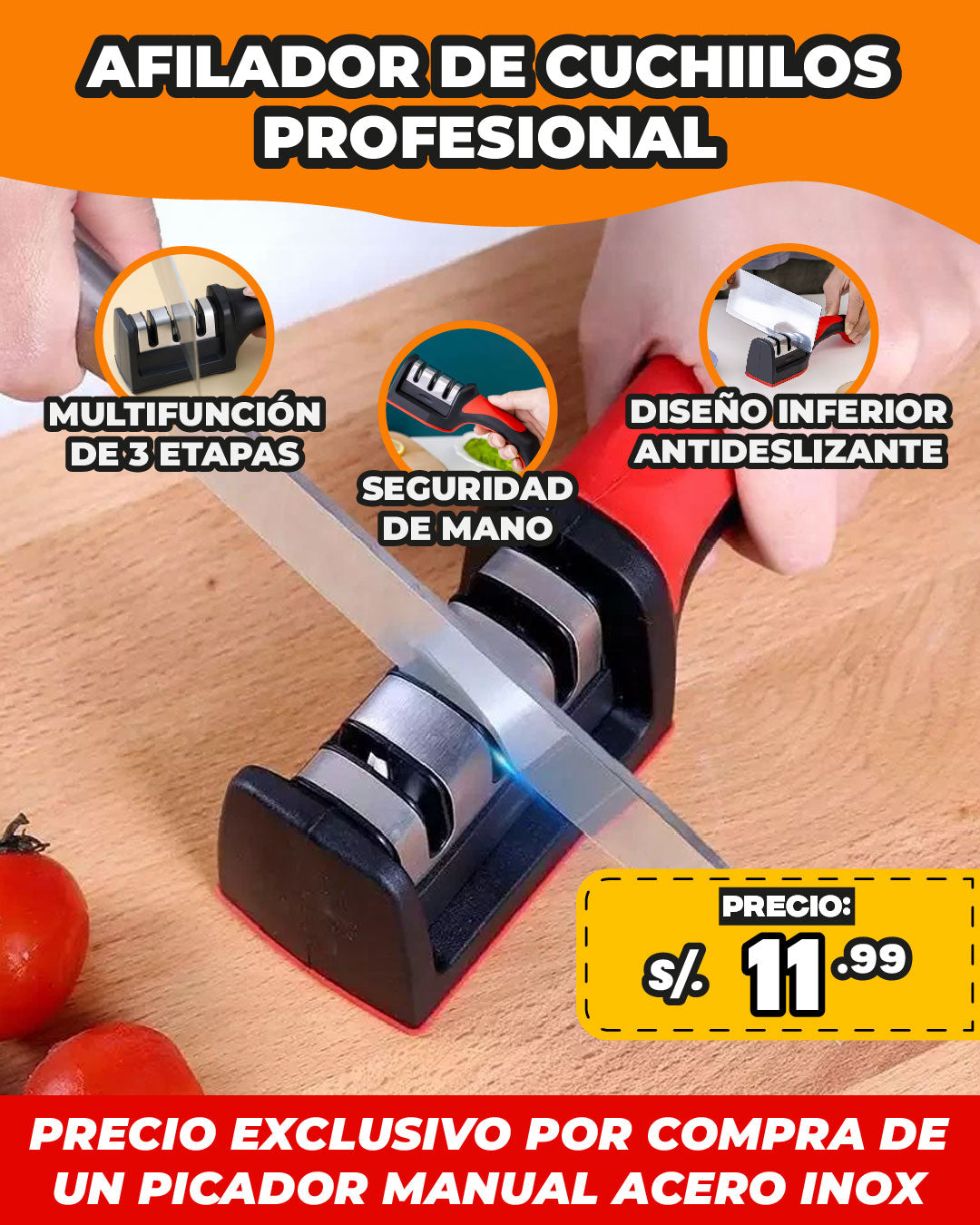 Afilador de Cuchillos Profesional