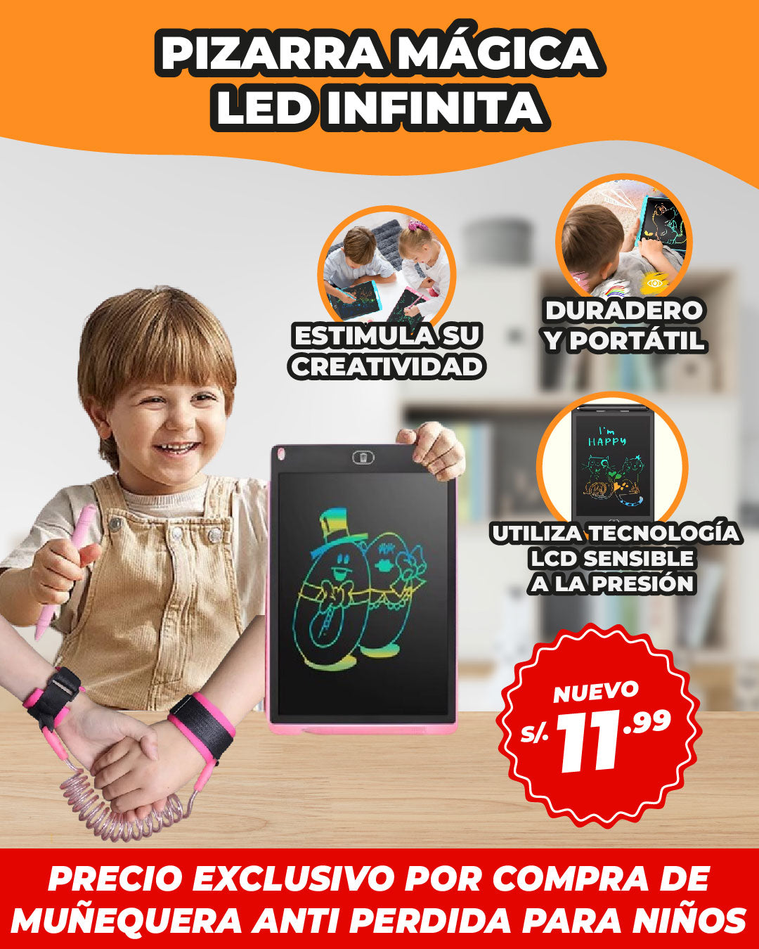 Pizarra Mágica LED Infinita