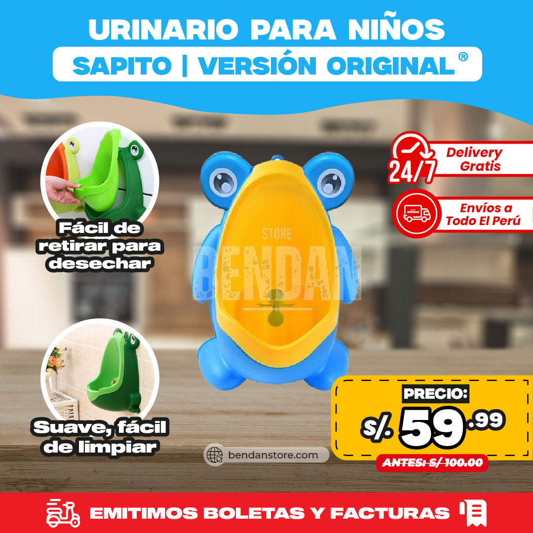 Urinario de Entrenamiento Sapito 🐸 | Versión Original ®