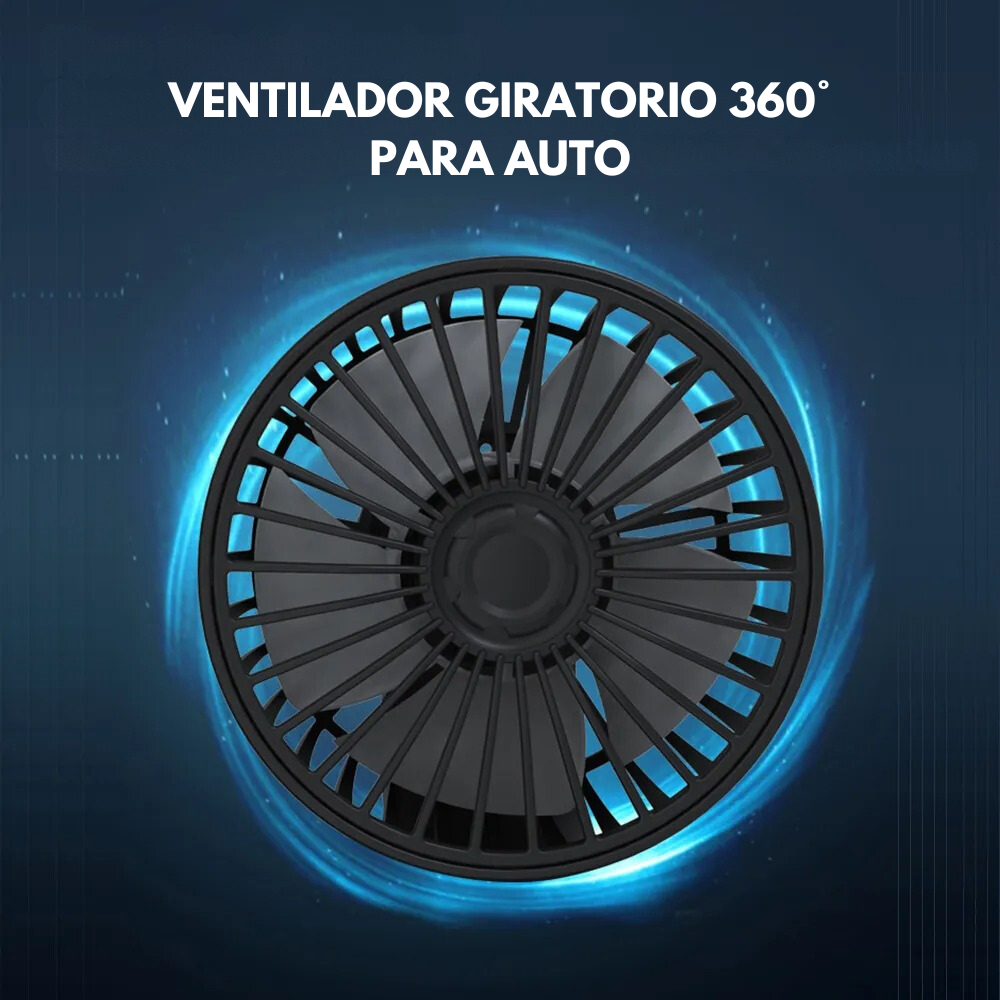 Ventilador Doble Giratorio 360° para Autos | Versión Original ®