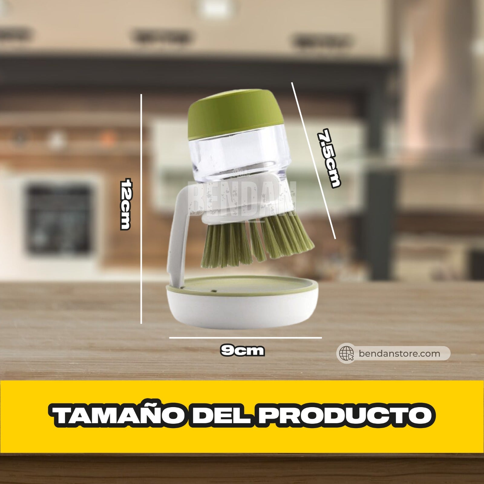 Cepillo con Dispensador para Cocina | Versión Original ®