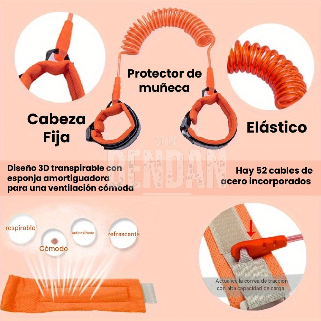 Muñequera Anti Perdidas para Bebés y Niños | Versión Original ®