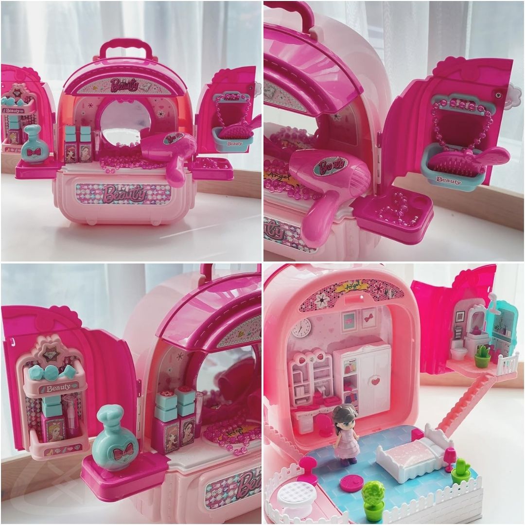 Set Tocador de 86 Piezas 3 en 1 para Niñas ® | Versión Original