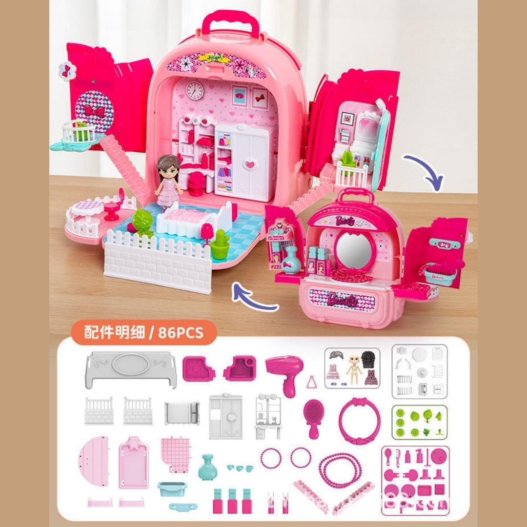 Set Tocador de 86 Piezas 3 en 1 para Niñas ® | Versión Original