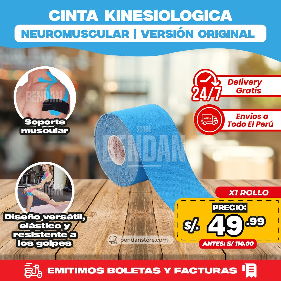 Cinta Kinesiológica Neuromuscular | Versión Original ®