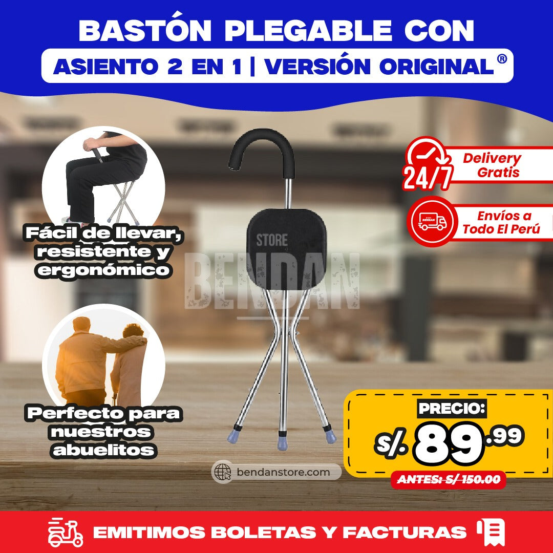 Silla Bastón Plegable | Versión Original ®