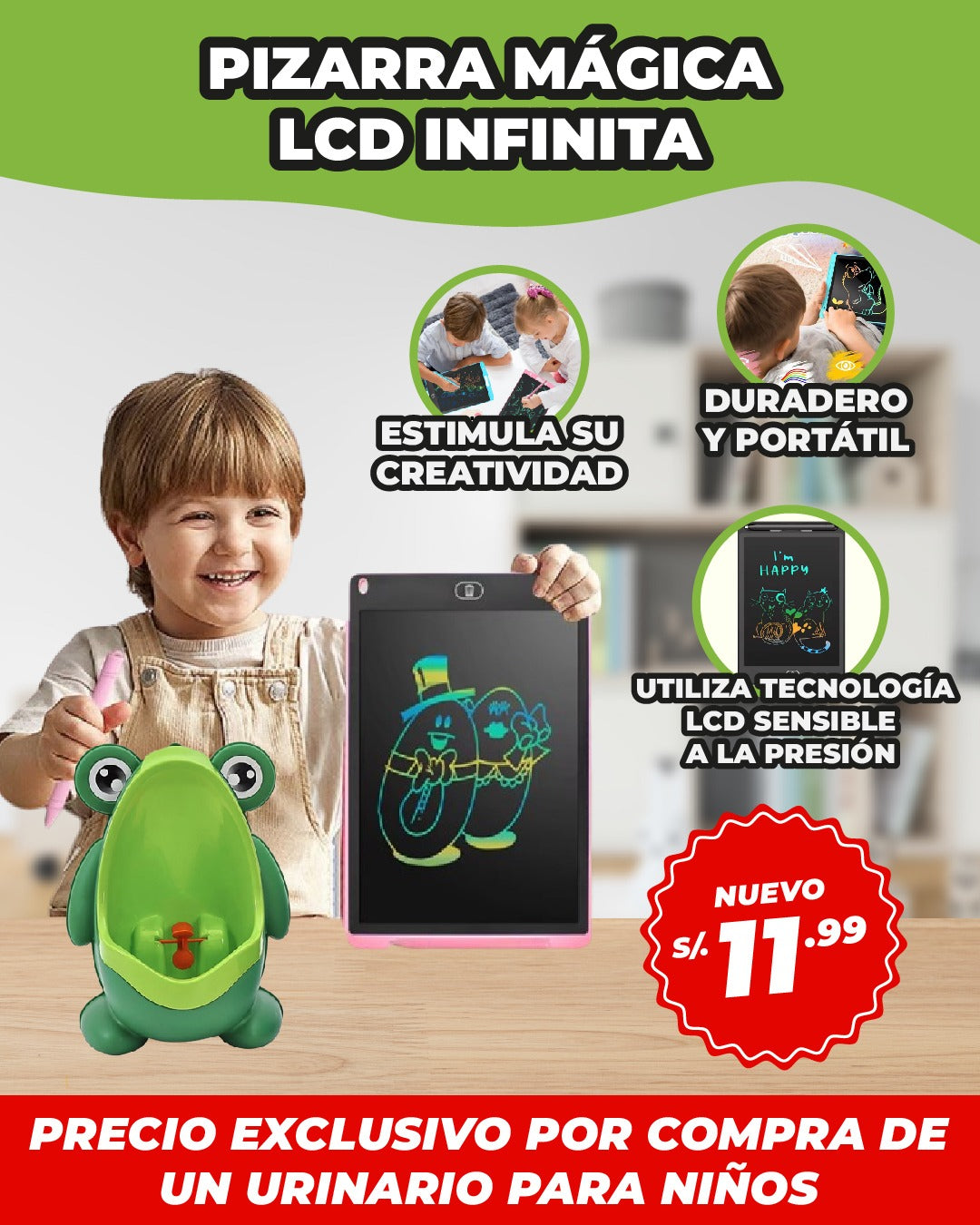 Pizarra Mágica LCD Infinita